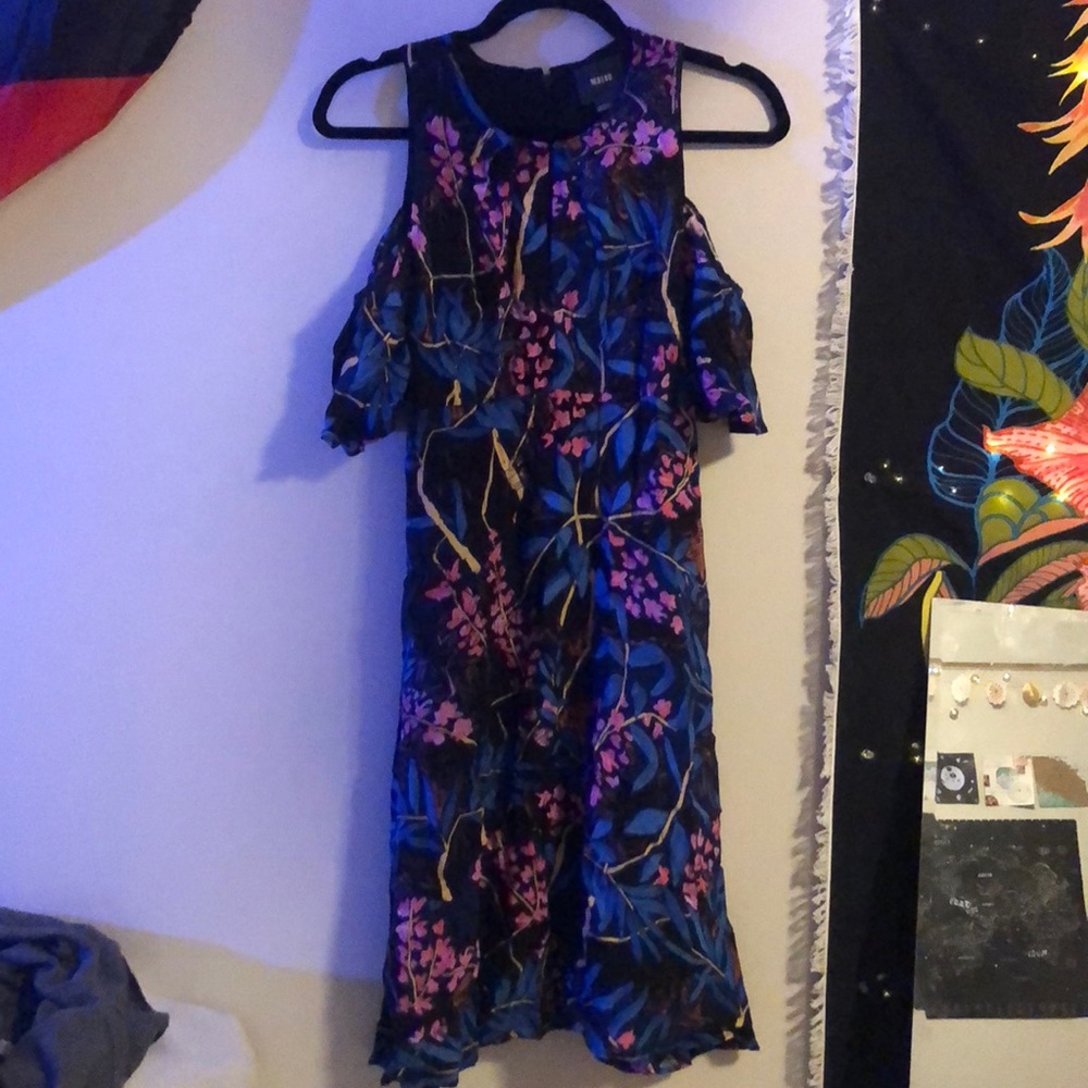 Anthropologie midi floral dress